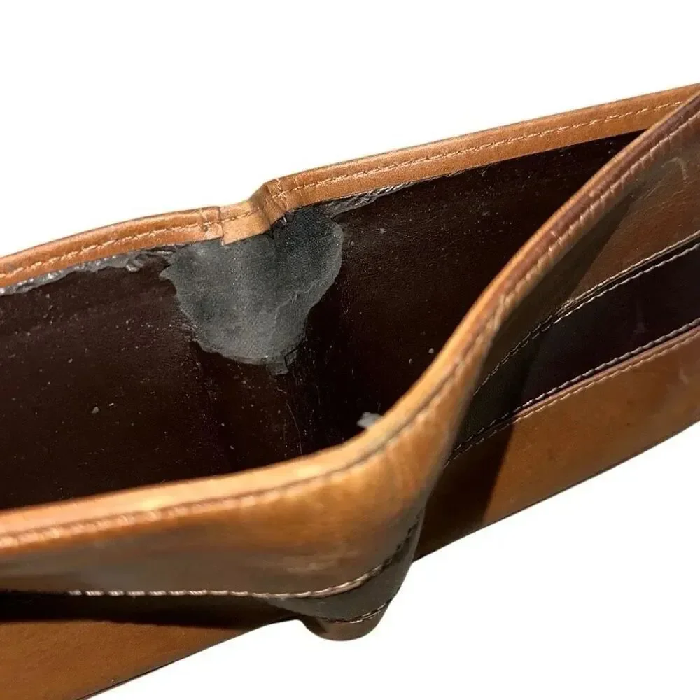 Stetson Genuine Leather Bifold two tone Brown wallet
